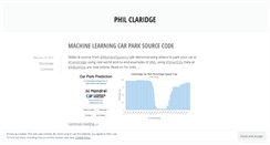 Desktop Screenshot of philclaridge.com